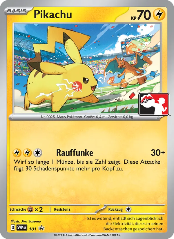 Pikachu SVP Black Star Promos 101/225
