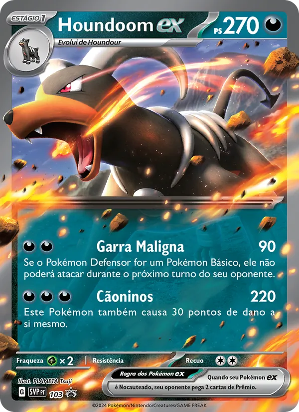 Houndoom ex SVP Black Star Promos 103/225