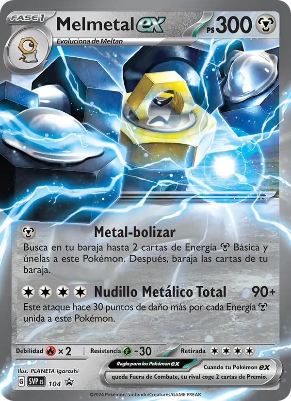 Melmetal ex SVP Black Star Promos 104/225