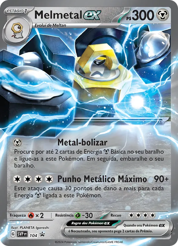Melmetal ex SVP Black Star Promos 104/225