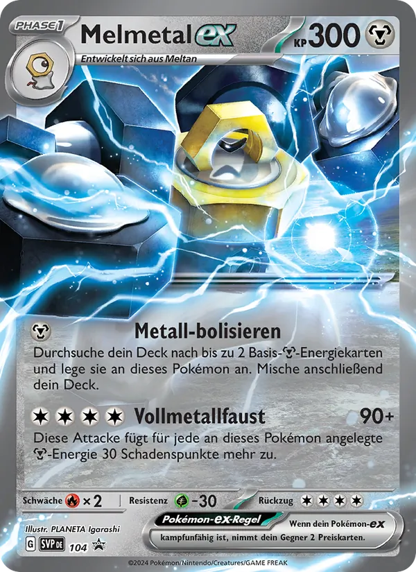 Melmetal-ex SVP Black Star Promos 104/225