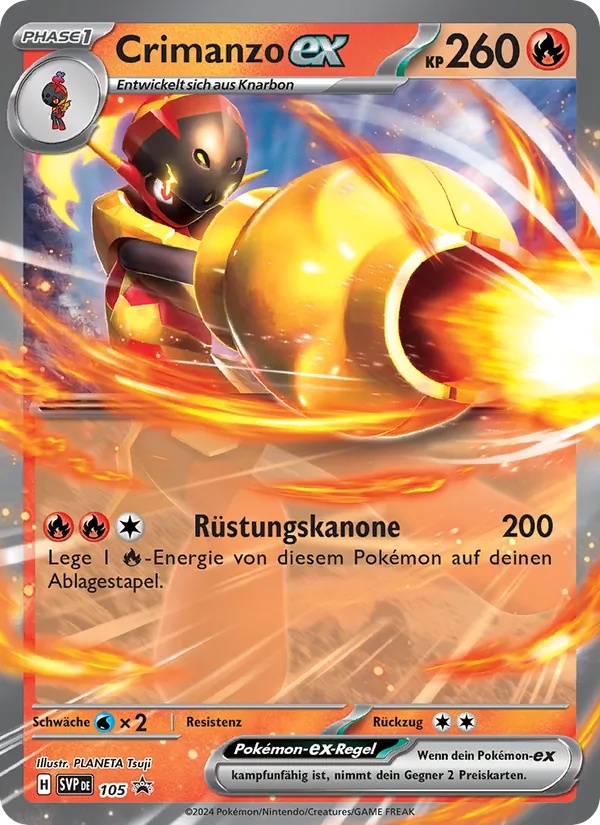 Crimanzo-ex SVP Black Star Promos 105/225