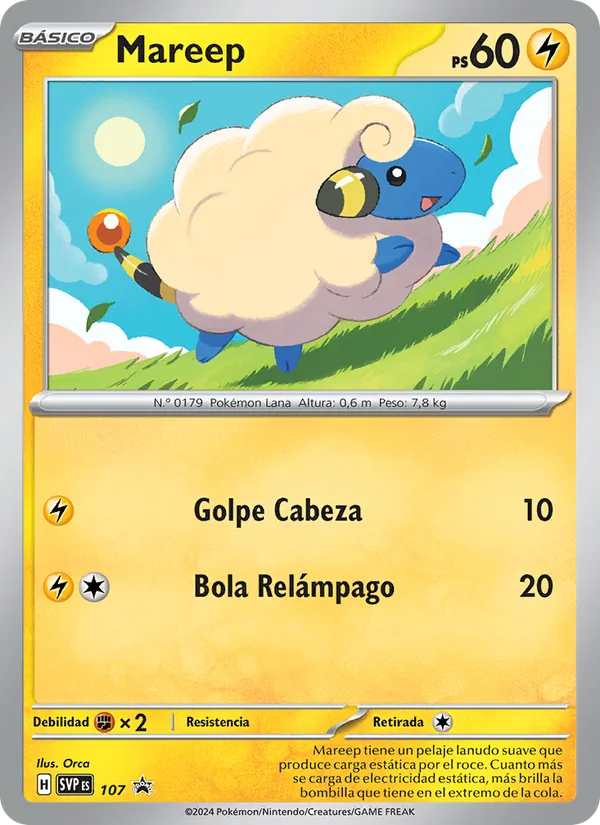 Mareep SVP Black Star Promos 107/225