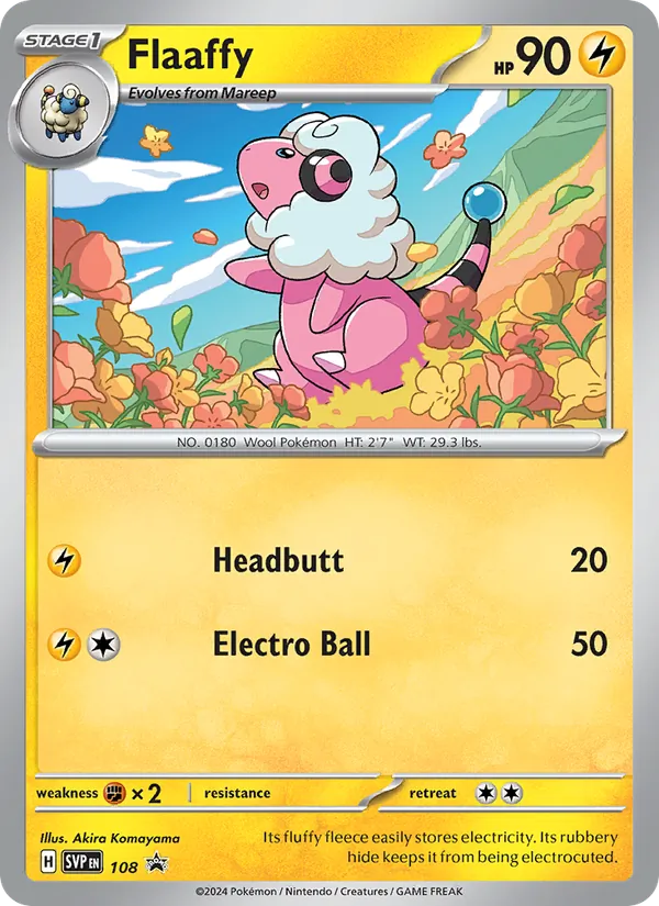 Flaaffy SVP Black Star Promos 108/225