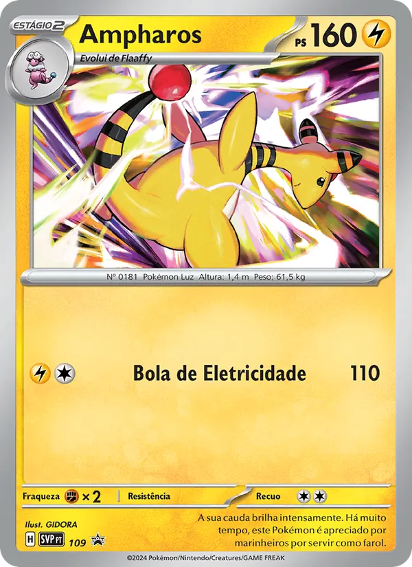 Ampharos SVP Black Star Promos 109/225