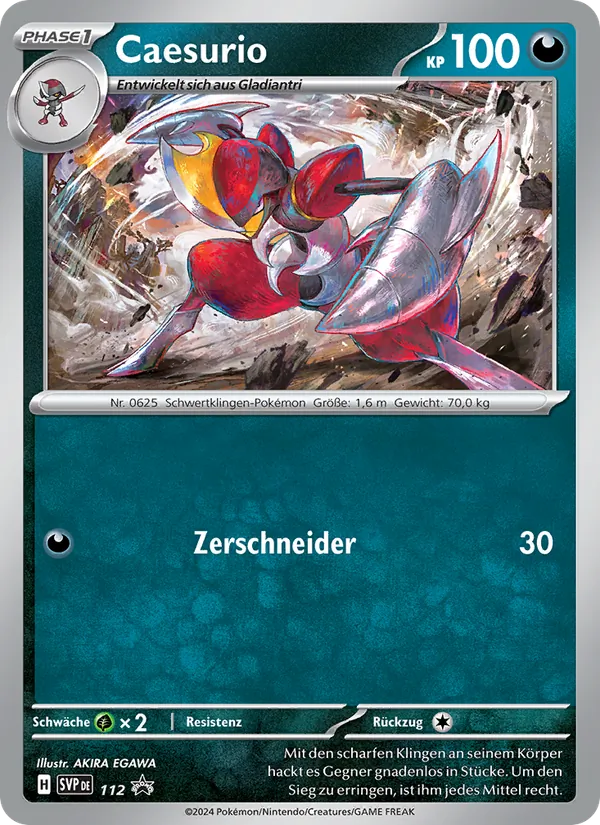 Caesurio SVP Black Star Promos 112/225