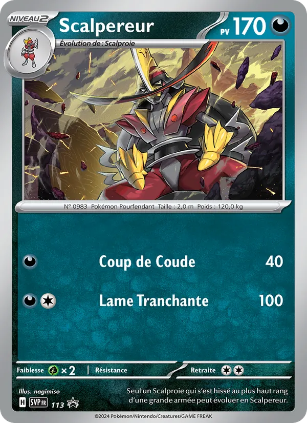 Scalpereur SVP Black Star Promos 113/225