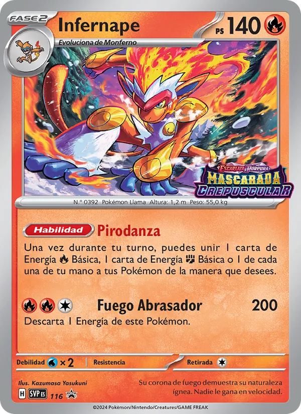 Infernape SVP Black Star Promos 116/225