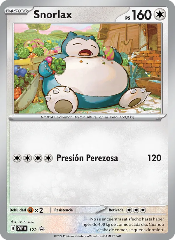 Snorlax SVP Black Star Promos 122/225