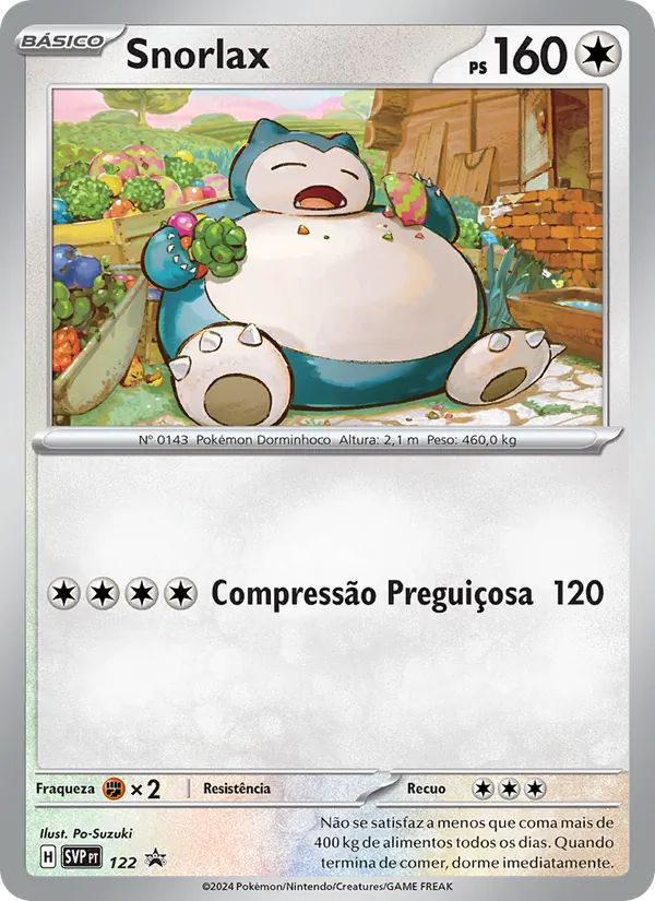Snorlax SVP Black Star Promos 122/225