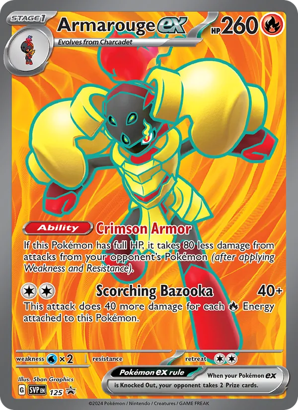 Armarouge ex SVP Black Star Promos 125/225