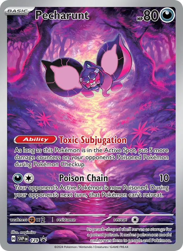 Pecharunt SVP Black Star Promos 129/225