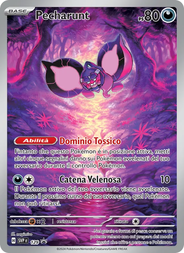 Pecharunt SVP Black Star Promos 129/225