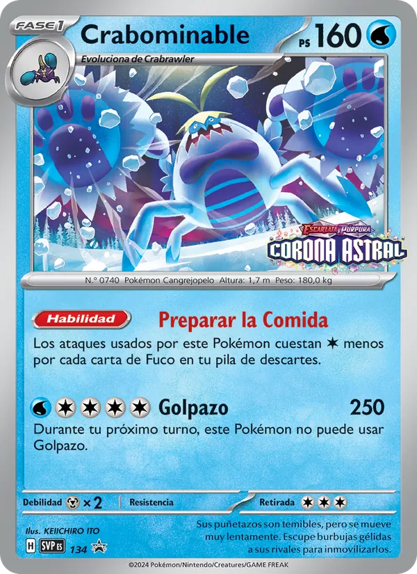 Crabominable SVP Black Star Promos 134/225
