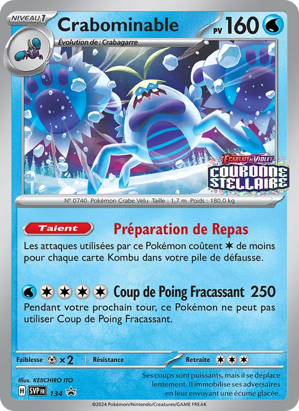 Crabominable SVP Black Star Promos 134/225