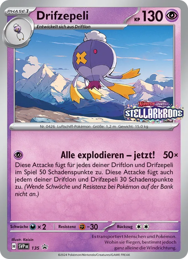 Drifzepeli SVP Black Star Promos 135/225