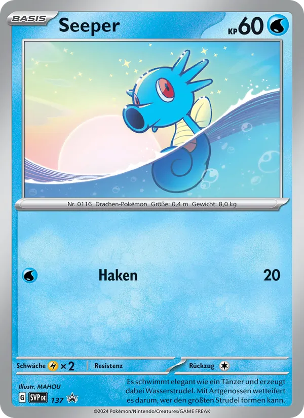 Horsea SVP Black Star Promos 137/225