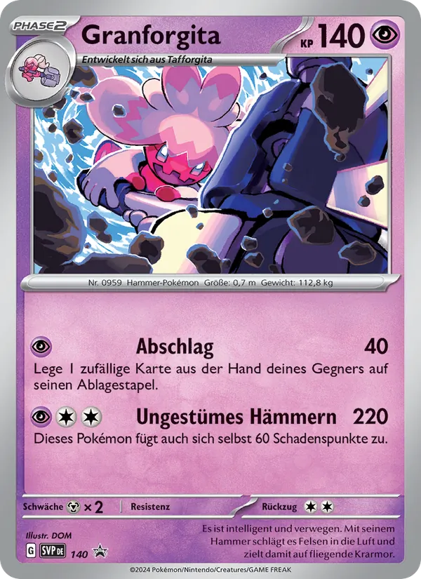 Granforgita SVP Black Star Promos 140/225