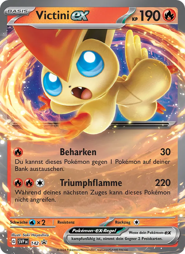 Victini-ex SVP Black Star Promos 142/225