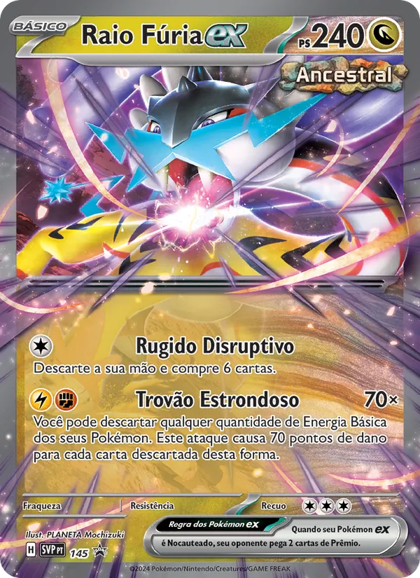 Raio Fúria ex SVP Black Star Promos 145/225