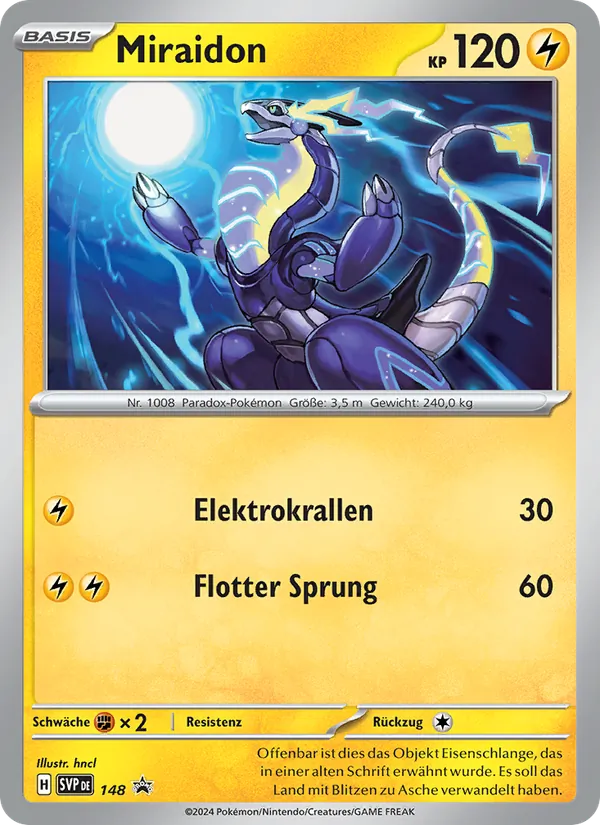 Miraidon SVP Black Star Promos 148/225