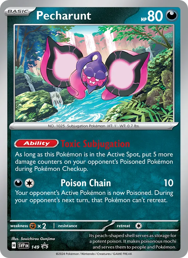 Pecharunt SVP Black Star Promos 149/225