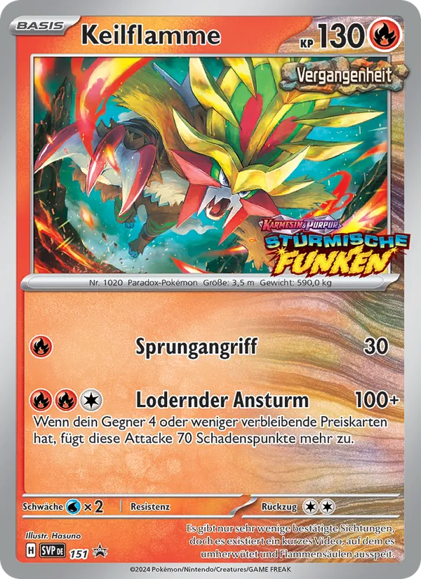 Keilflamme SVP Black Star Promos 151/225