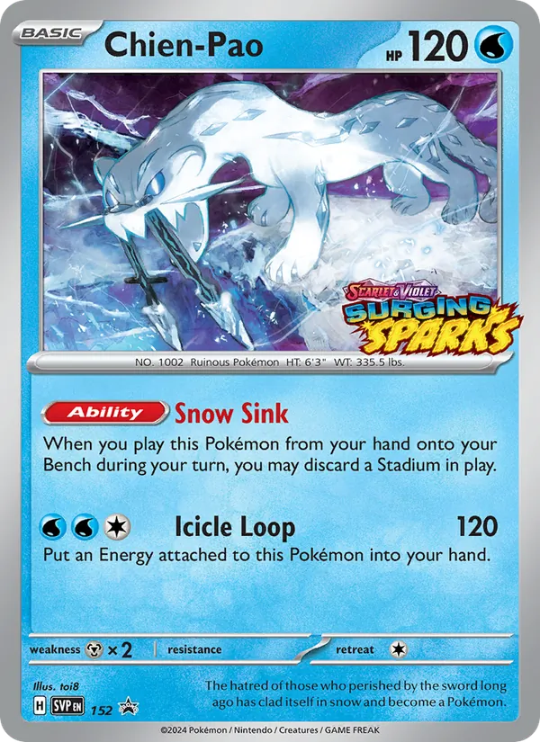 Chien-Pao SVP Black Star Promos 152/225