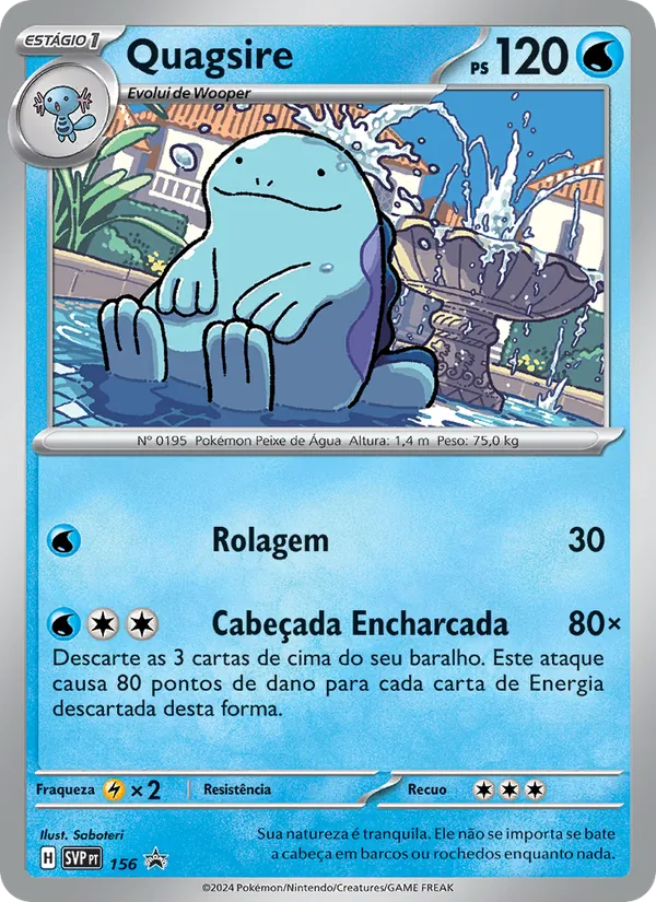 Quagsire SVP Black Star Promos 156/225