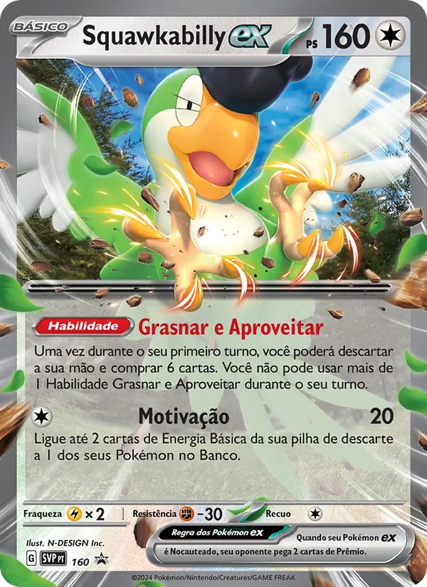 Squawkabilly ex SVP Black Star Promos 160/225