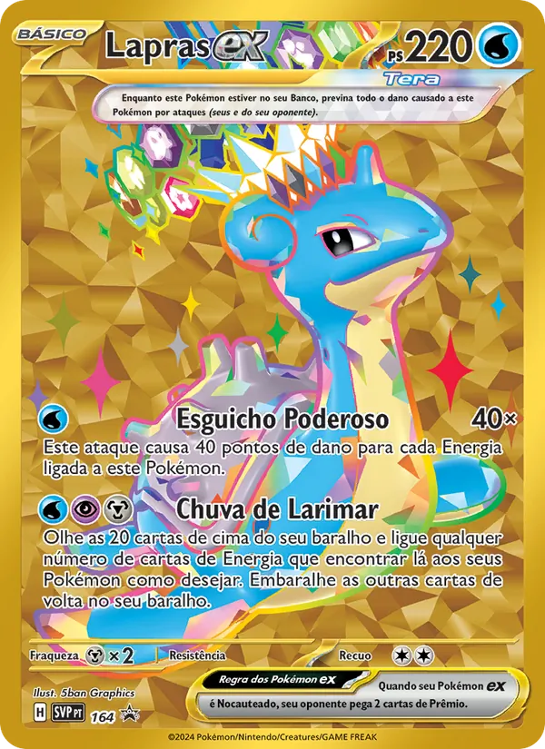 Lapras ex SVP Black Star Promos 164/225