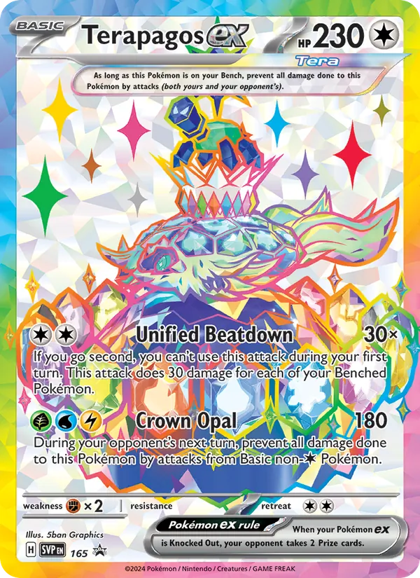 Terapagos ex SVP Black Star Promos 165/225