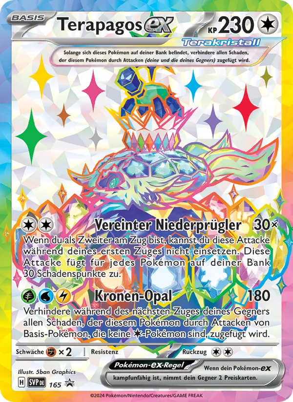 Terapagos-ex SVP Black Star Promos 165/225