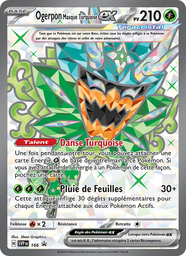 Ogerpon Masque Turquoise-ex SVP Black Star Promos 166/225