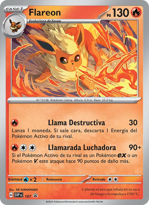 Flareon SVP Black Star Promos 167/225