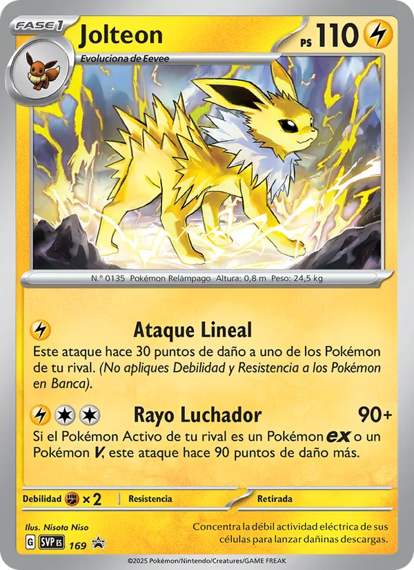 Jolteon SVP Black Star Promos 169/225