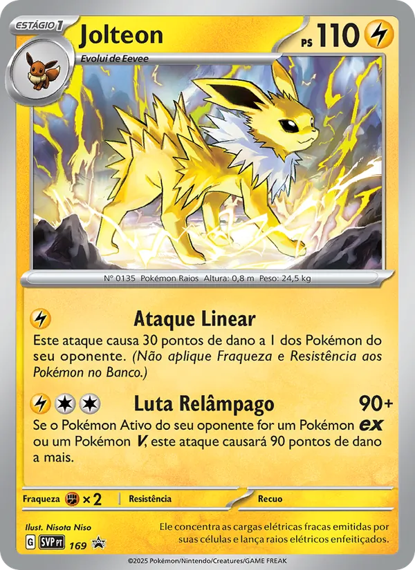Jolteon SVP Black Star Promos 169/225