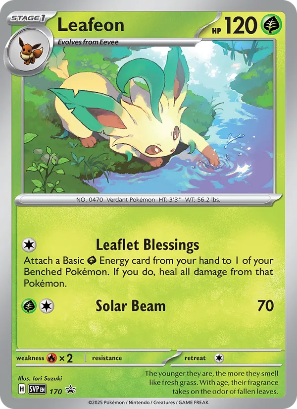 Leafeon SVP Black Star Promos 170/225