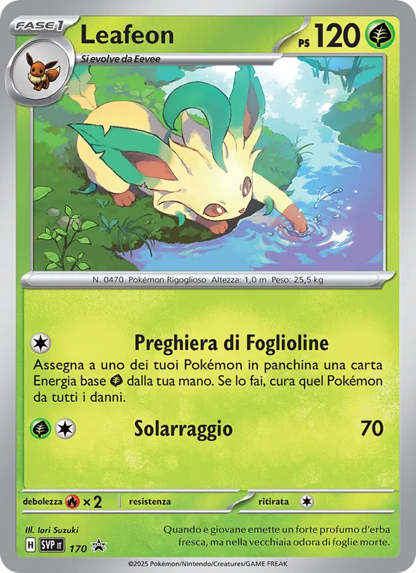 Leafeon SVP Black Star Promos 170/225