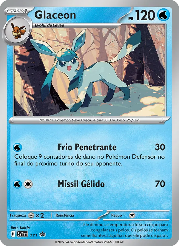 Glaceon SVP Black Star Promos 171/225
