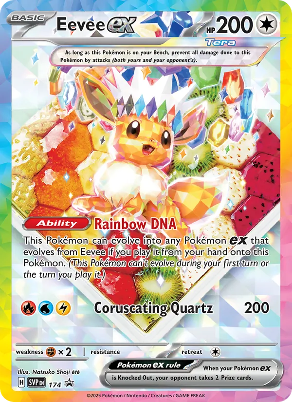 Eevee ex SVP Black Star Promos 174/225
