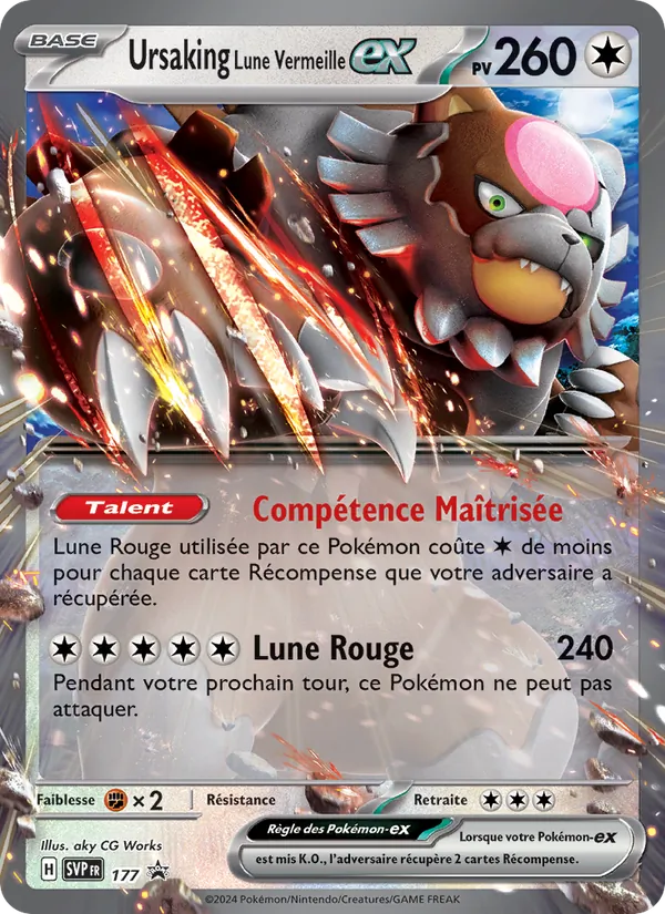 Ursaking Lune Vermeille-ex SVP Black Star Promos 177/225