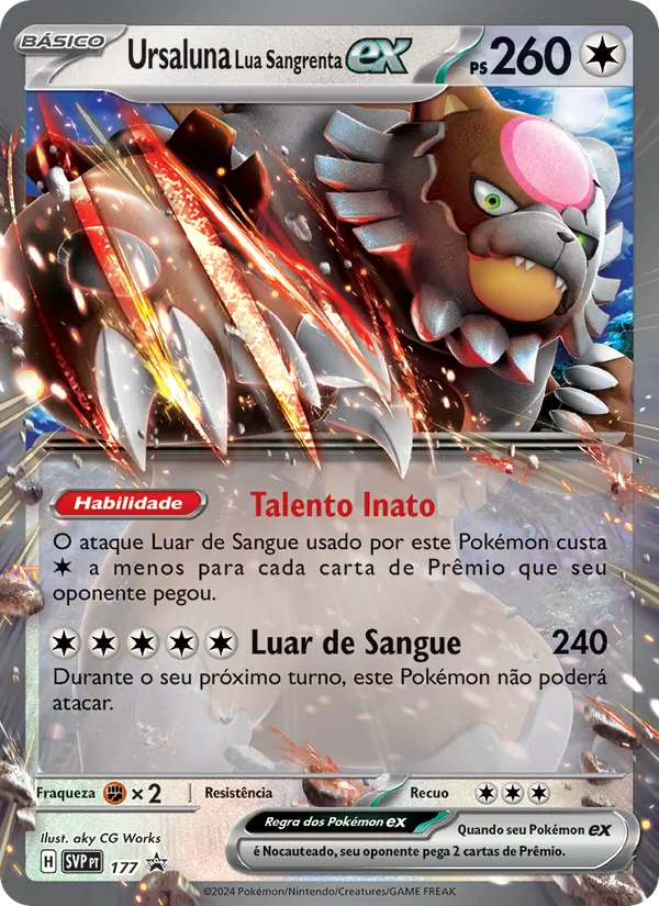Ursaluna Lua Sangrenta ex SVP Black Star Promos 177/225