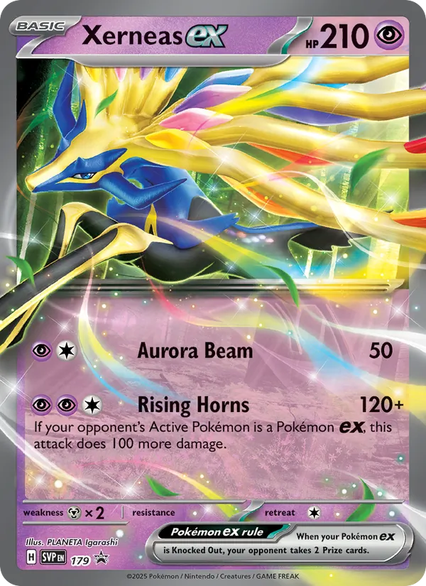 Xerneas ex SVP Black Star Promos 179/225
