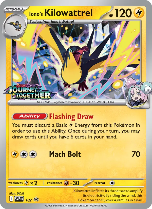 Kilowattrel de e-Nigma SVP Black Star Promos 182/225