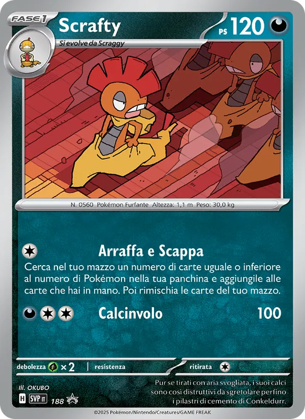 Scrafty SVP Black Star Promos 188/225