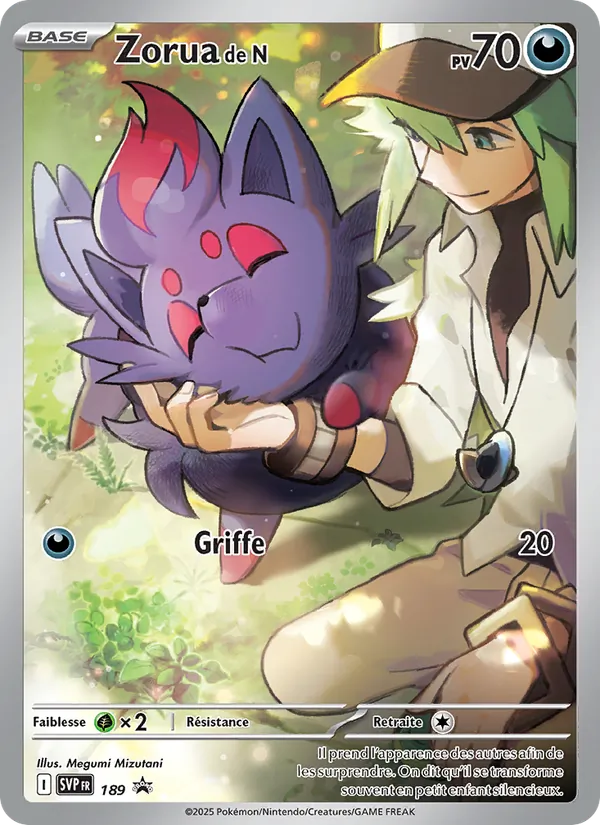 Zorua de N SVP Black Star Promos 189/225