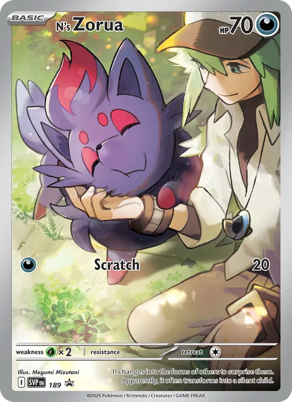 Zorua do N SVP Black Star Promos 189/225