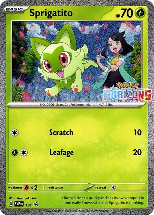 Sprigatito SVP Black Star Promos 191/225