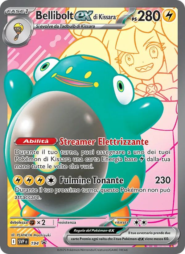 Bellibolt-ex di Kissara SVP Black Star Promos 194/225